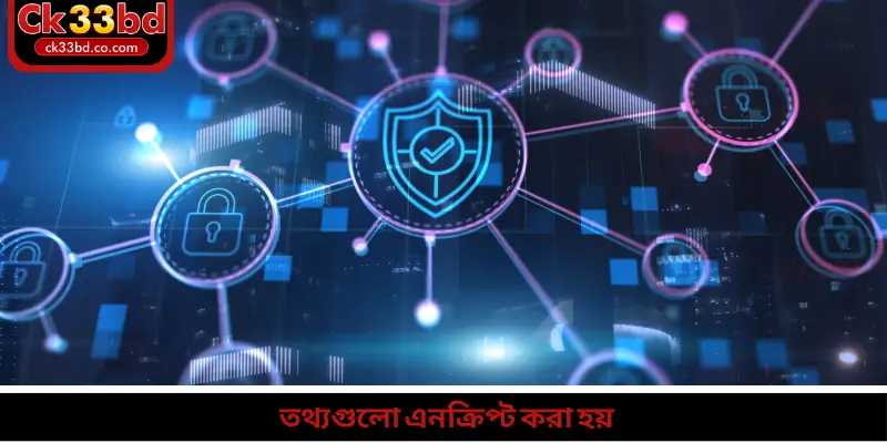 তথ্যগুলো এনক্রিপ্ট করা হয়